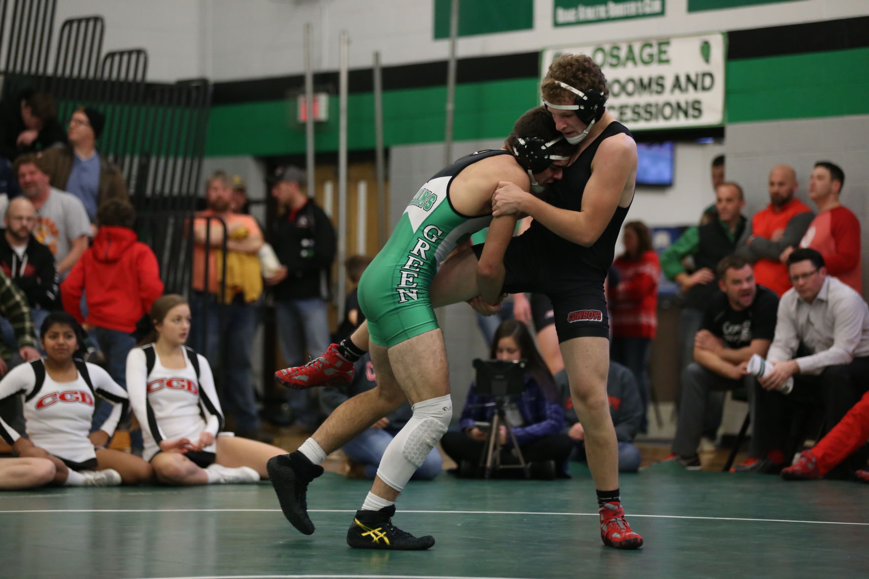 Osage, Forest City, Clarion and New Hampton wrestling, Dec. 22, 2017